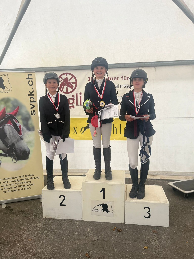 Siegerehrung SVPK Sporttage – Podest Nahaufnahme